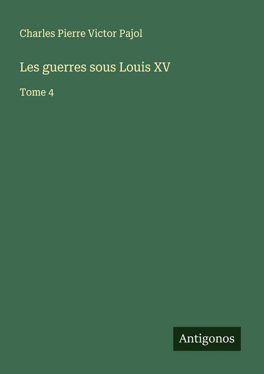 Produktbild: Les guerres sous Louis XV