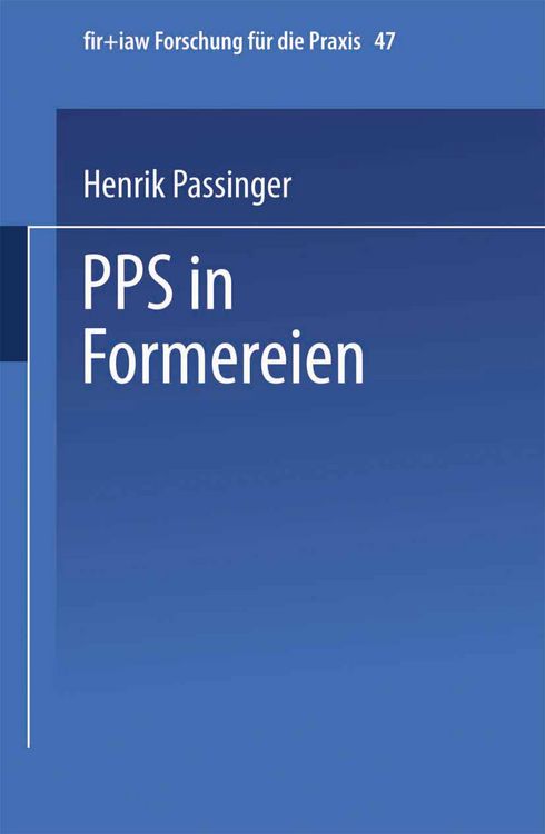 Produktbild: PPS in Formereien