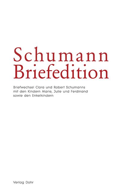 Produktbild: Schumann-Briefedition / Schumann-Briefedition I.11