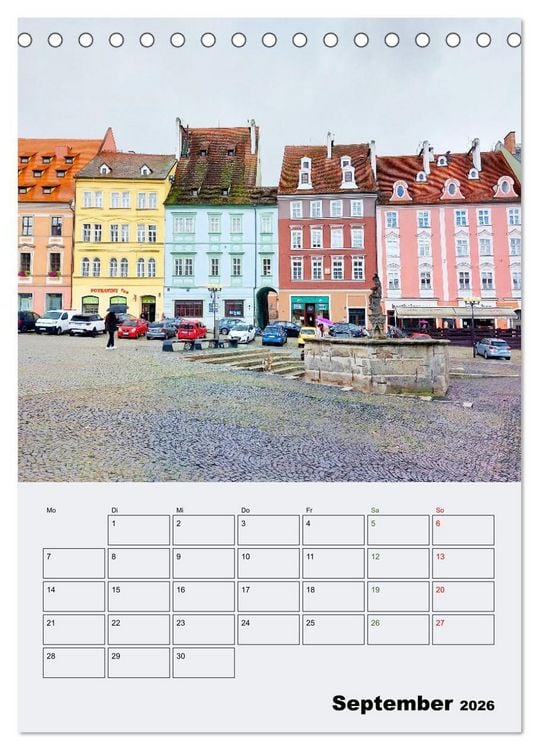 Produktbild: Tschechiens Highlights (Tischkalender 2026 DIN A5 hoch), CALVENDO Monatskalender