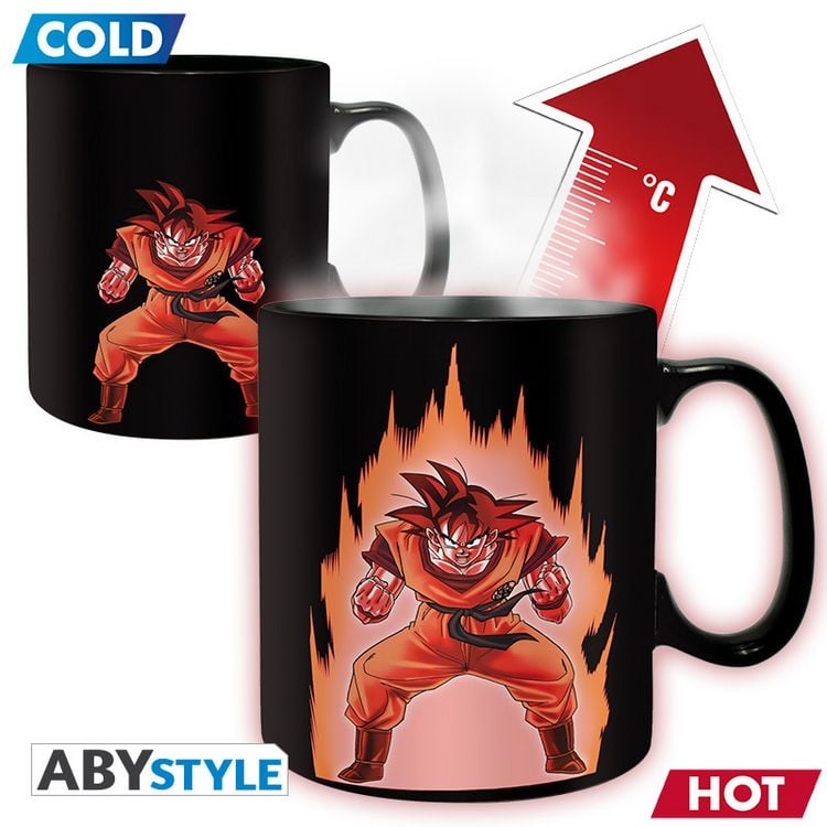 Produktbild: DRAGON BALL - Mug Heat Change - 460 ml - DBZ/ Goku -cardboard box