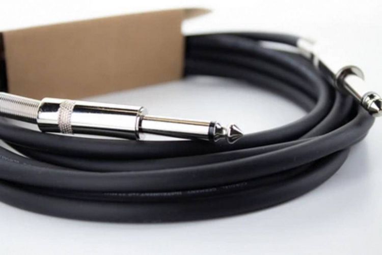 Produktbild: Cordial 14757 Klinke Instrumenten Anschlusskabel [1x Klinkenstecker 6.3 mm (mono) - 1x Klinkenstecker 6.3 mm (mono)] 5.00 m Schwarz Flexibel