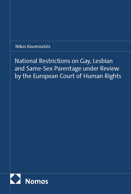 Produktbild: National Restrictions on Gay, Lesbian and Same-Sex Parentage under Review by the European Court of Human Rights