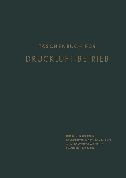 Produktbild: Taschenbuch f&uuml;r Druckluft-Betrieb