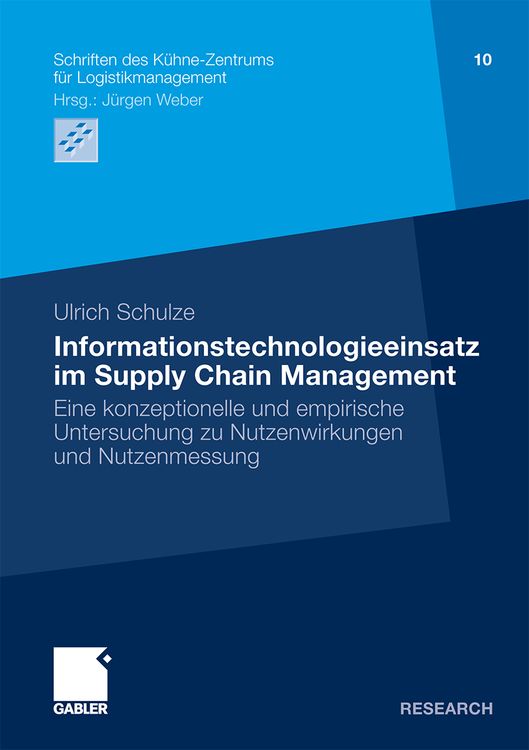Produktbild: Informationstechnologieeinsatz im Supply Chain Management