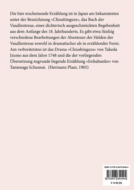 Produktbild: Die 47 Ronin: Treue &uuml;ber alles (Gro&szlig;druck)