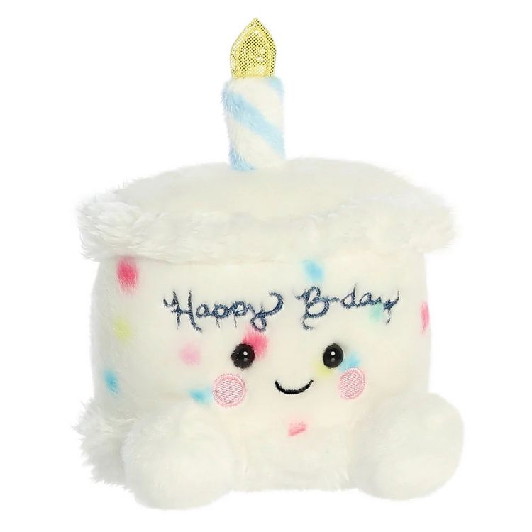 Produktbild: Aurora 33902 - Palm Pals Happy BDay Cake, Happy Birthday-Pl&uuml;schfigur, ca.13 cm
