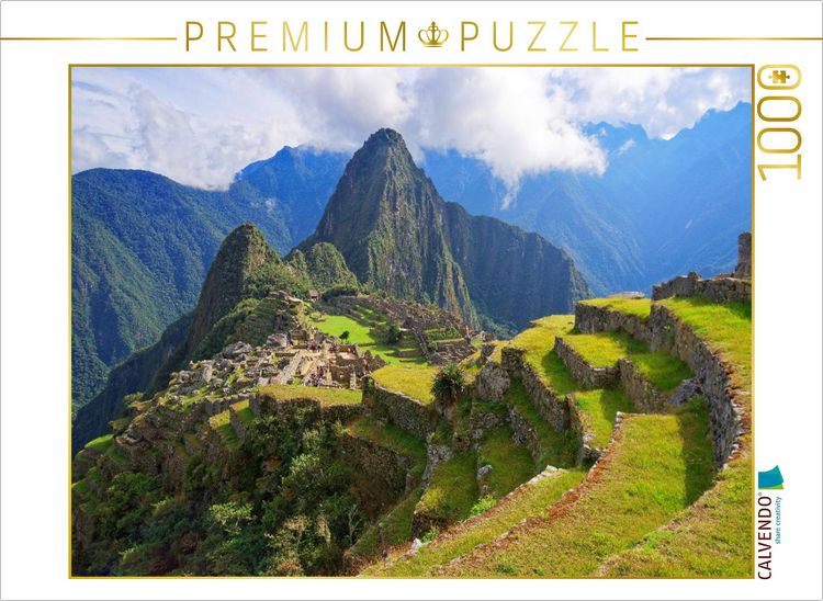 Produktbild: CALVENDO Puzzle Machu Picchu | 1000 Teile Lege-Gr&ouml;&szlig;e 64x48cm Foto-Puzzle f&uuml;r gl&uuml;ckliche Stunden