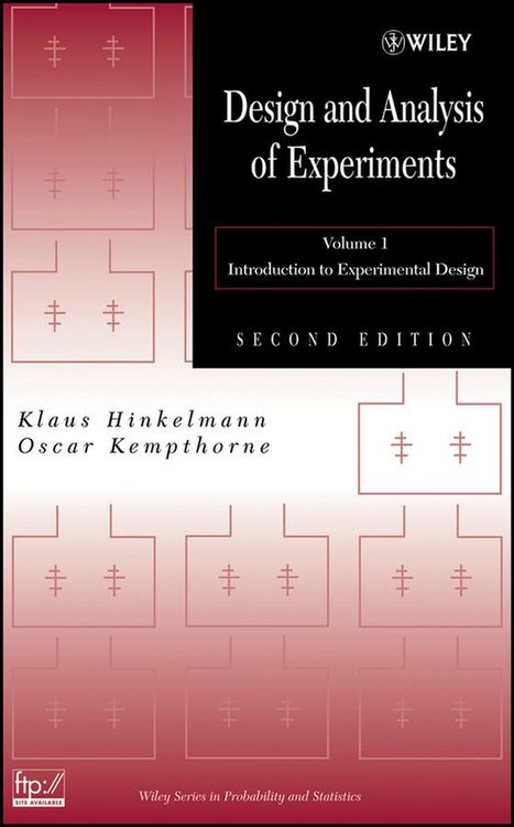 Produktbild: Design and Analysis of Experiments, Volume 1