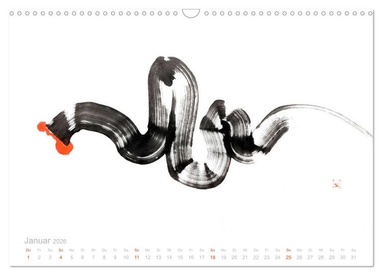 Produktbild: Simply Black and White/ Einfach Schwarz und Weiss - Kunst (Wandkalender 2026 DIN A3 quer), CALVENDO Monatskalender