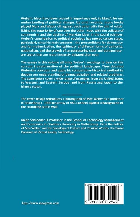 Produktbild: Max Weber, Democracy and Modernization