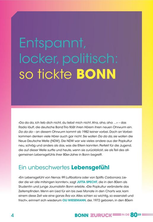 Produktbild: Bonn - Zur&uuml;ck in die 80er