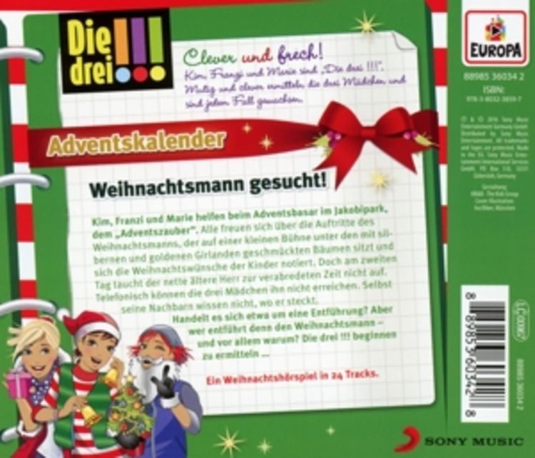 Die drei !!! Weihnachtsmann gesucht (drei Ausrufezeichen)