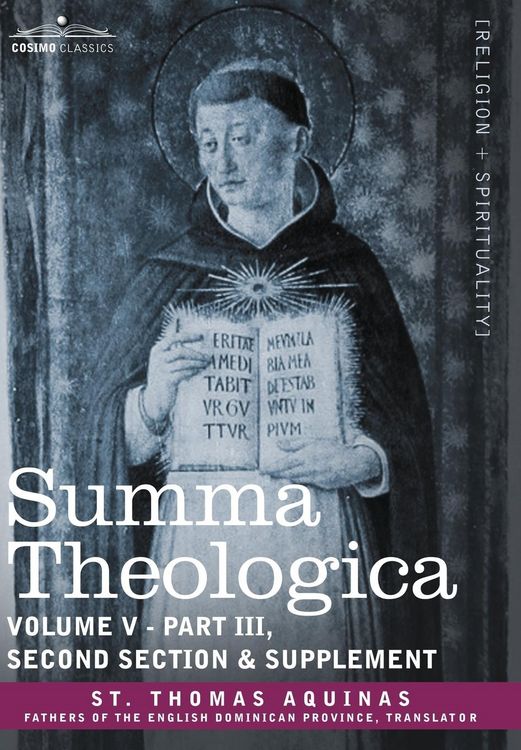 Produktbild: Summa Theologica, Volume 5 (Part III, Second Section & Supplement)