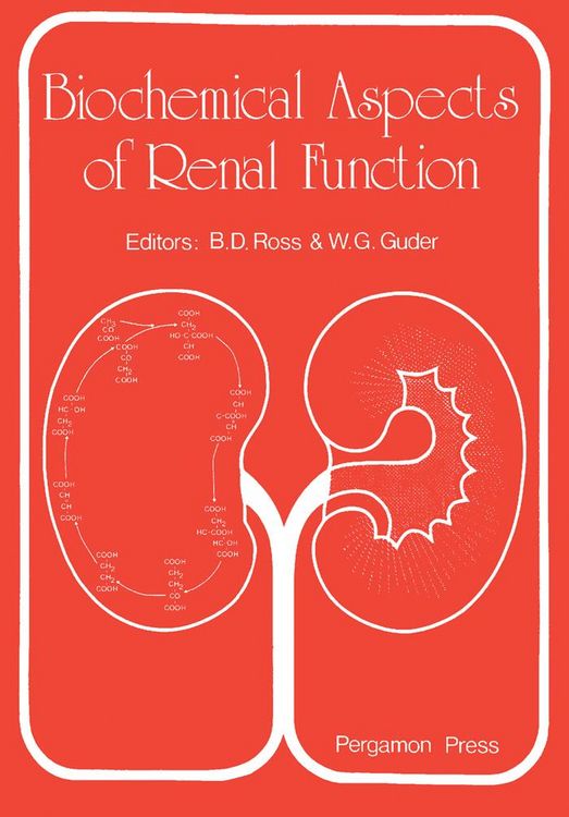 Produktbild: Biochemical Aspects of Renal Function