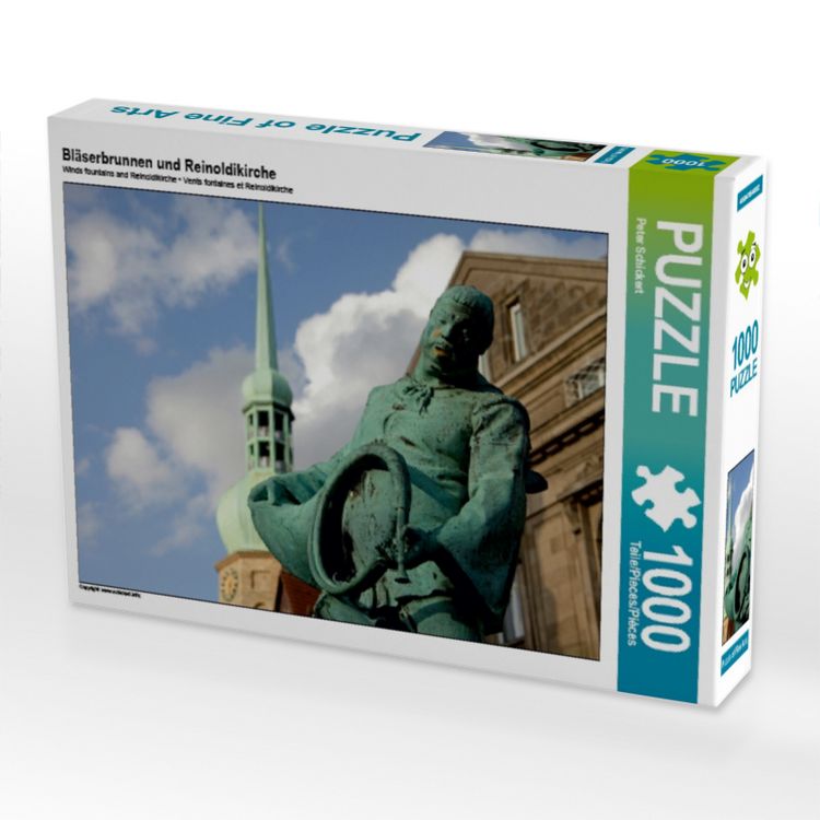 Produktbild: Bl&auml;serbrunnen und Reinoldikirche (Puzzle)