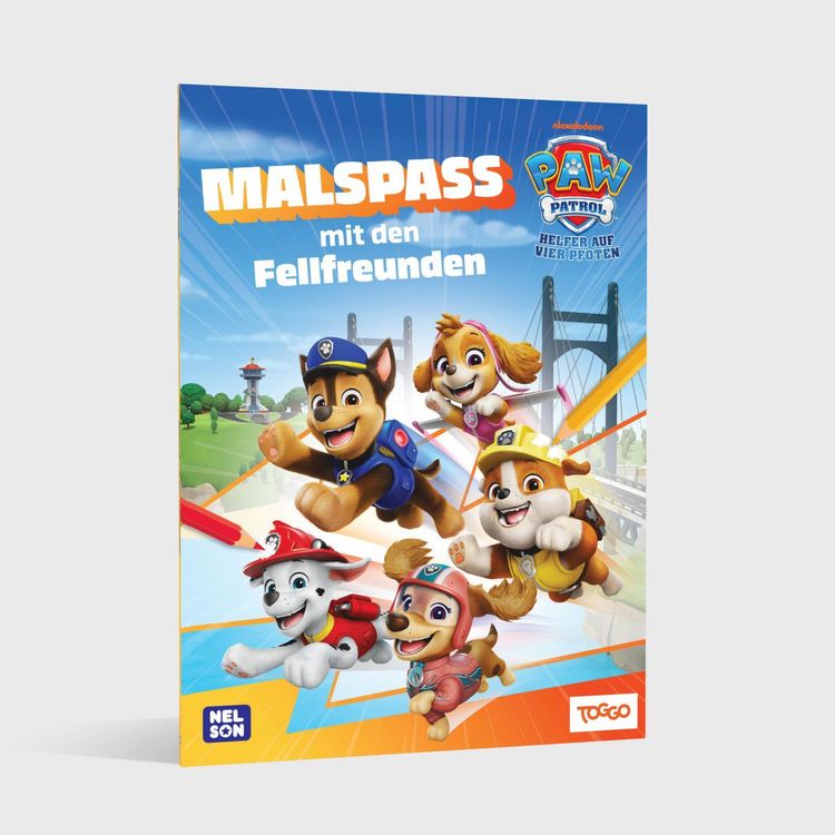 Produktbild: PAW Patrol Kindergartenheft: Malspa&szlig; mit den Fellfreunden