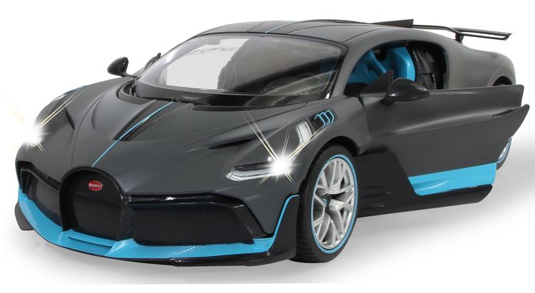 Produktbild: Bugatti Divo 1:14 grau 2,4GHz T&uuml;r manuell