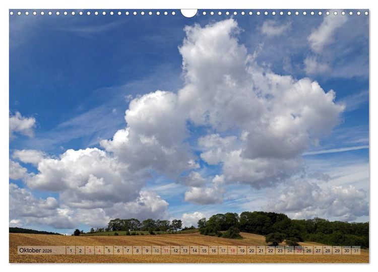 Produktbild: Sonne, Mond und Wolken (Wandkalender 2026 DIN A3 quer), CALVENDO Monatskalender