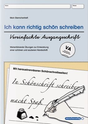 Produktbild: Ich kann richtig sch&ouml;n schreiben - &Uuml;bungsheft zur Schreibschrift - Vereinfachte Ausgangsschrift - VA