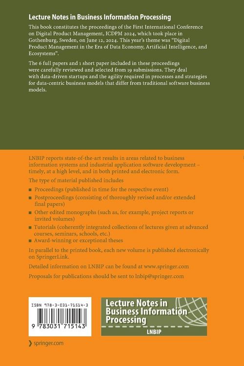 Produktbild: Digital Product Management in the Era of Data Economy, Artificial Intelligence, and Ecosystems