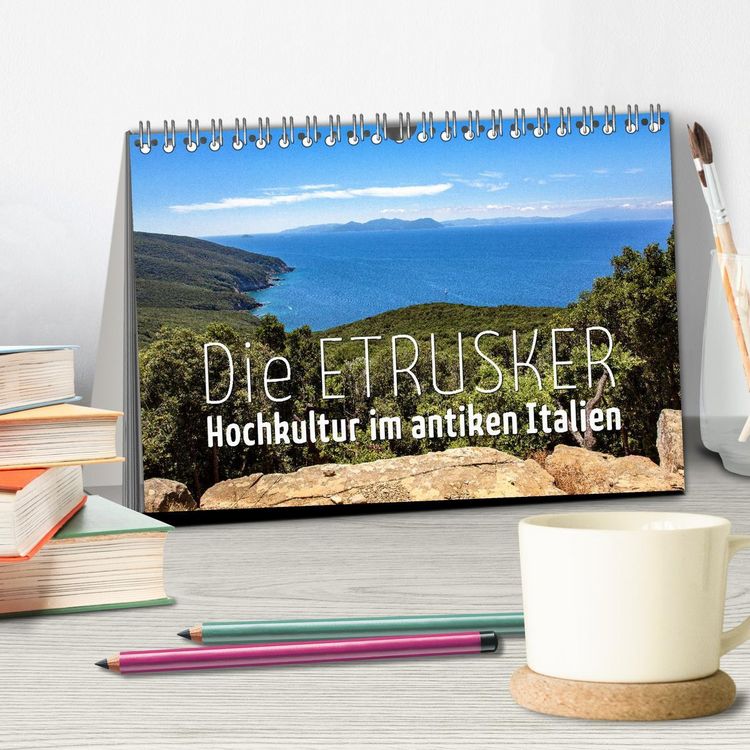 Produktbild: Die Etrusker &ndash; Hochkultur im antiken Italien (Tischkalender 2026 DIN A5 quer), CALVENDO Monatskalender