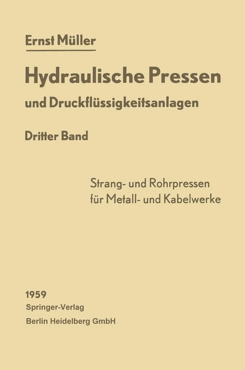 Produktbild: Hydraulische Pressen und Druckfl&uuml;ssigkeitsanlagen