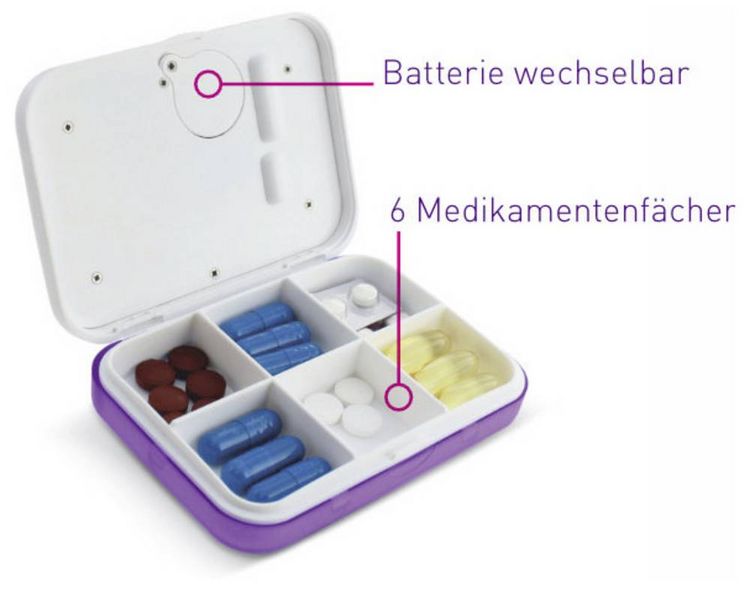 Produktbild: Scala Pillenbox \"Vergiss nix\" - 6 20822