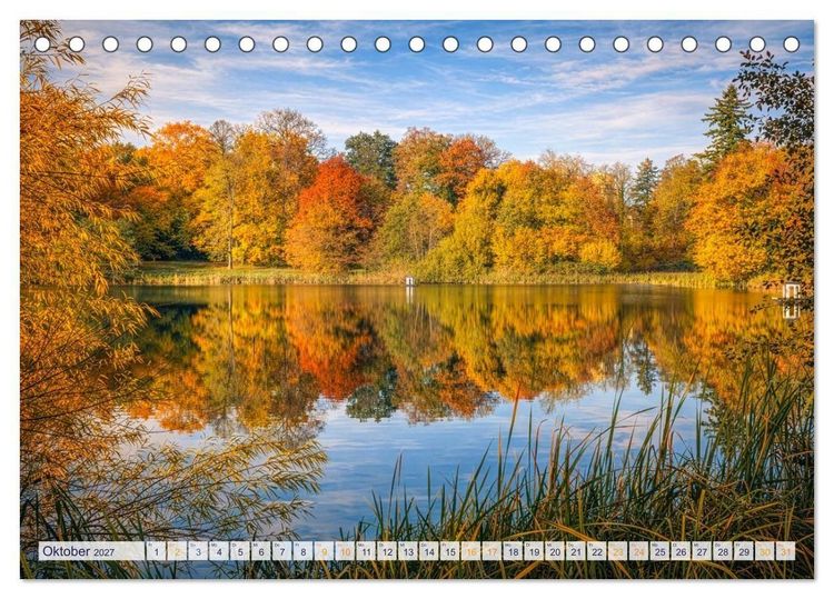 Produktbild: Inseltr&auml;ume R&uuml;gen &ndash; 12 Monate pure Ostsee-Magie (Tischkalender 2027 DIN A5 quer), CALVENDO Monatskalender