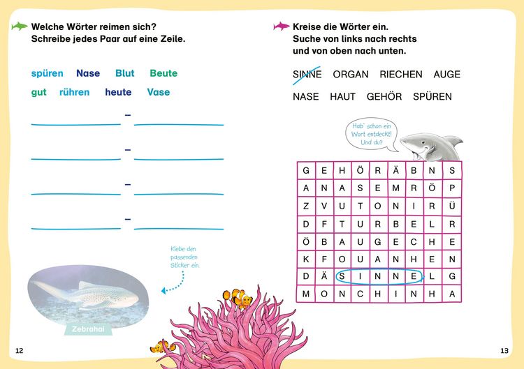 Produktbild: WAS IST WAS Erstes Leser&auml;tsel. Haie