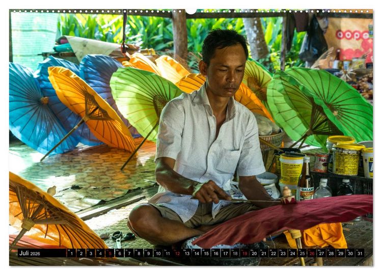 Produktbild: Myanmar - Burma (Wandkalender 2026 DIN A2 quer), CALVENDO Monatskalender