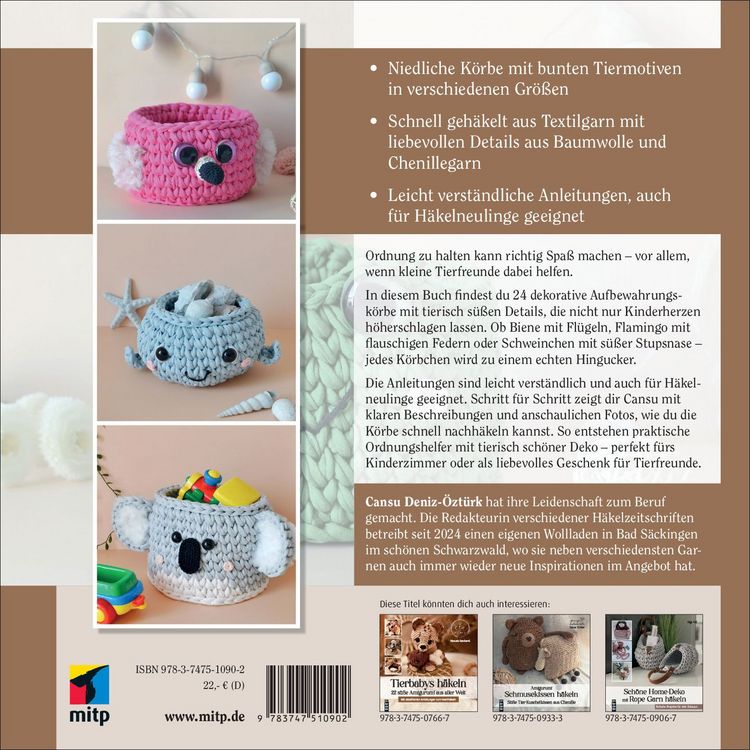Produktbild: Amigurumi: S&uuml;&szlig;e Tier-K&ouml;rbe h&auml;keln