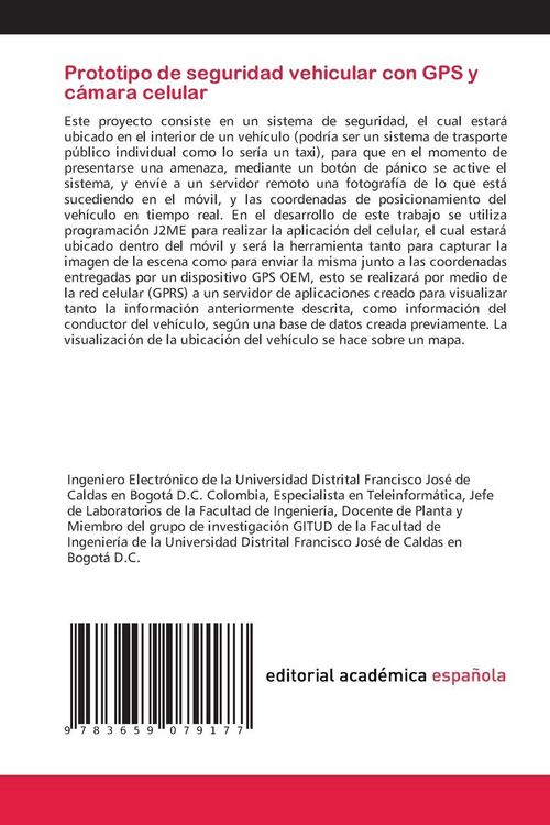 Produktbild: Prototipo de seguridad vehicular con GPS y c&aacute;mara celular