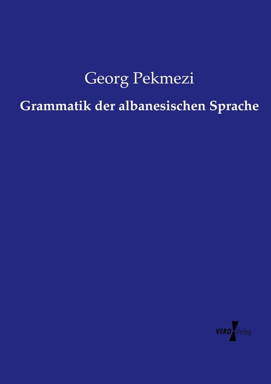 Produktbild: Grammatik der albanesischen Sprache