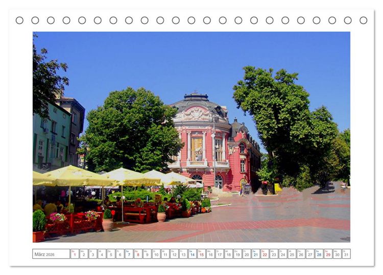 Produktbild: Bulgarien, von Varna bis zum Kap Kaliakra (Tischkalender 2026 DIN A5 quer), CALVENDO Monatskalender