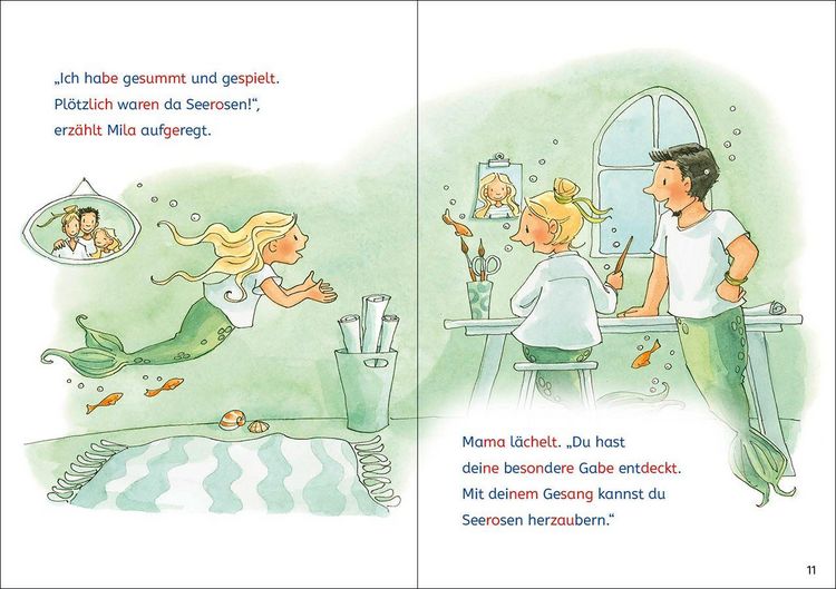 Produktbild: Lesel&ouml;wen Lesetraining 1. Klasse - Das Geheimnis des Meerm&auml;dchens