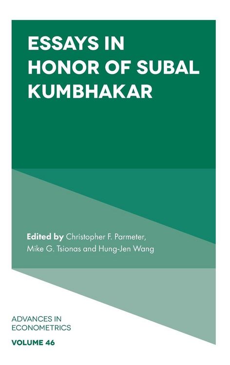 Produktbild: Essays in Honor of Subal Kumbhakar
