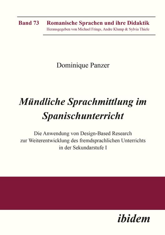 Produktbild: M&uuml;ndliche Sprachmittlung im Spanischunterricht