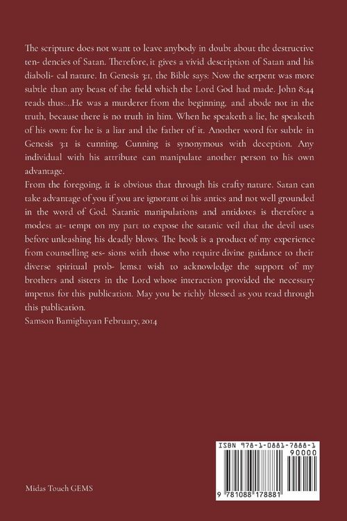 Produktbild: Satanic Manipulations and Antidotes