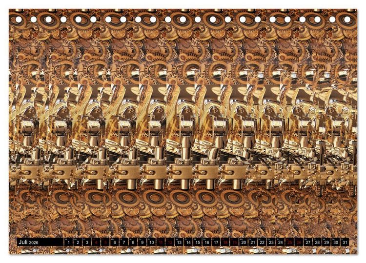 Produktbild: Magische Bilder - 3D Illusionen (Tischkalender 2026 DIN A5 quer), CALVENDO Monatskalender