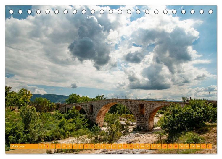 Produktbild: Discover the Beauty of Provence (Desk Calendar 2026 DIN A5 landscape), CALVENDO 12 Month DeskCalendar