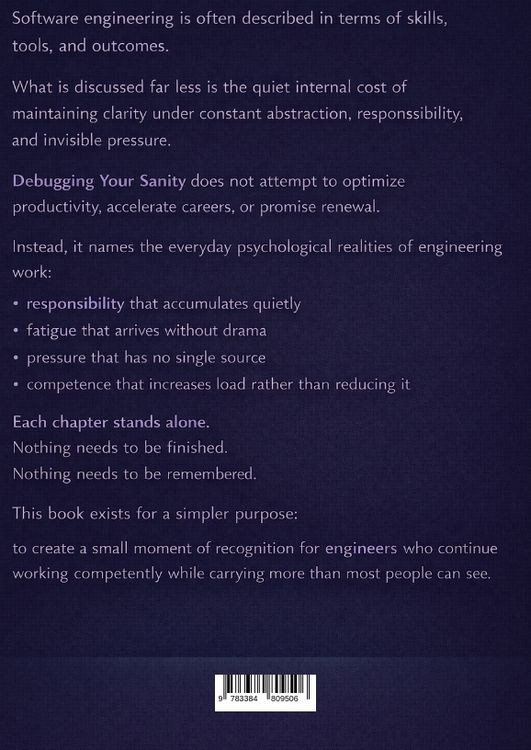 Produktbild: Debugging Your Sanity