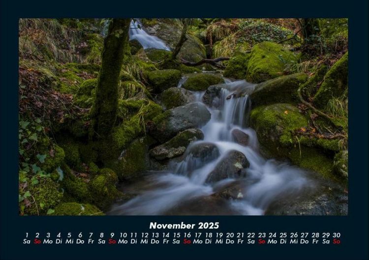 Produktbild: Wasserf&auml;lle 2025 Fotokalender DIN A4
