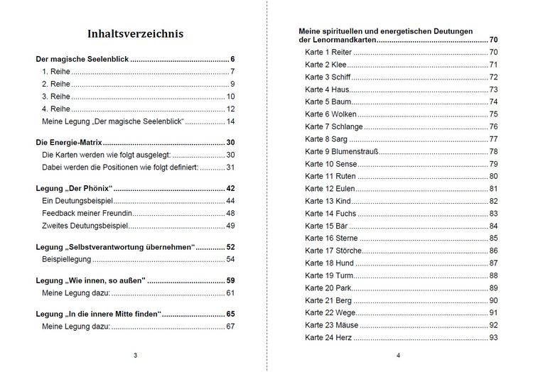Produktbild: Der magische Seelenblick mit den Lenormandkarten