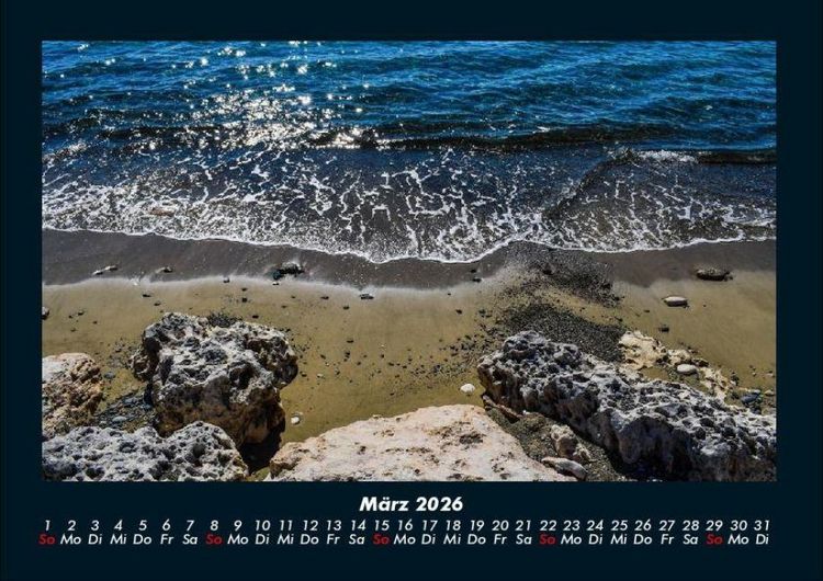 Produktbild: Die sch&ouml;nsten Meereslandschaften 2026 Fotokalender DIN A4