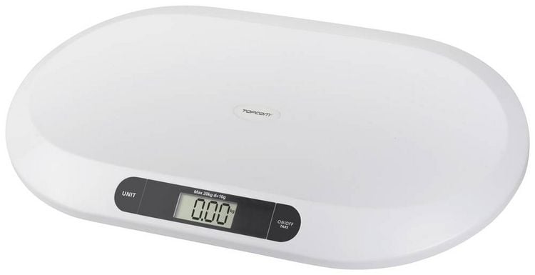 Produktbild: Topcom WG-2490 Babywaage WG-2490 digital W&auml;gebereich (max.)=20kg Wei&szlig;