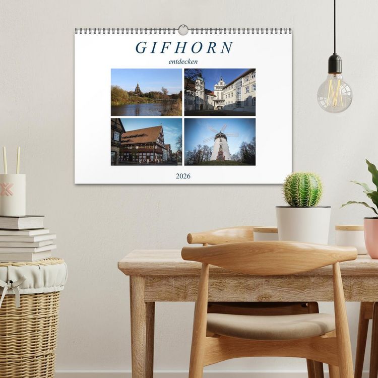 Produktbild: Gifhorn entdecken (Wandkalender 2026 DIN A3 quer), CALVENDO Monatskalender