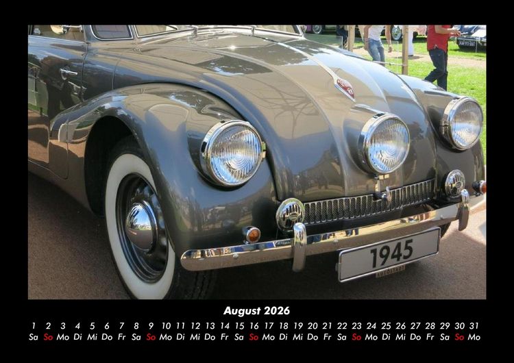 Produktbild: Welt der Oldtimer 2026 Fotokalender DIN A3