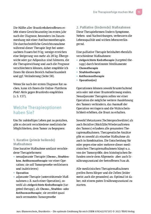Produktbild: Brustkrebs - Die optimale Ern&auml;hrung f&uuml;r mich