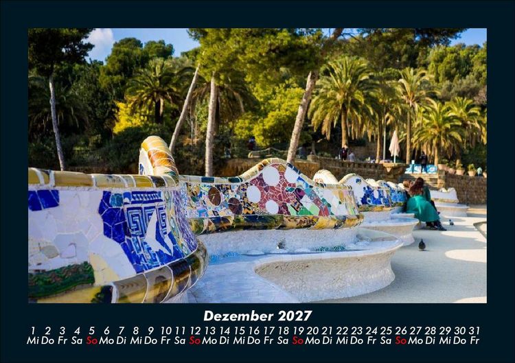 Produktbild: Barcelona 2027 Fotokalender DIN A5